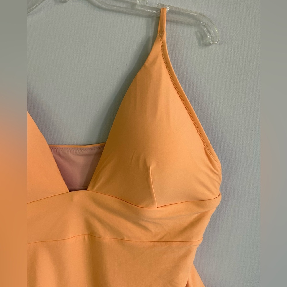 J. CREW Babydoll Plunge V-Neck Padded Retro One Piece Swimsuit Beach Resort | 20 - Picture 5 of 14